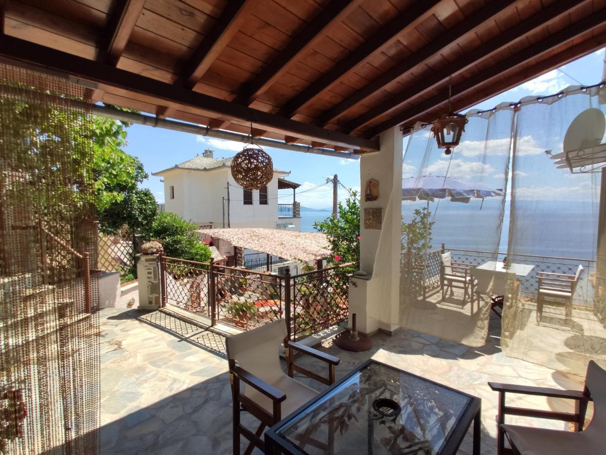 The Pagasetic Balcony - Magestic Sea Cottage Volos Exterior photo