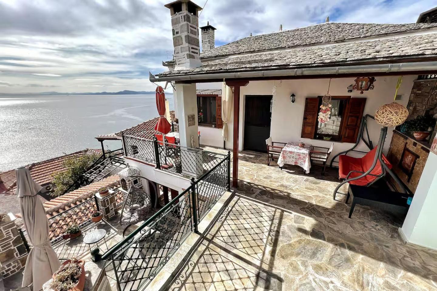 The Pagasetic Balcony - Magestic Sea Cottage Volos Exterior photo